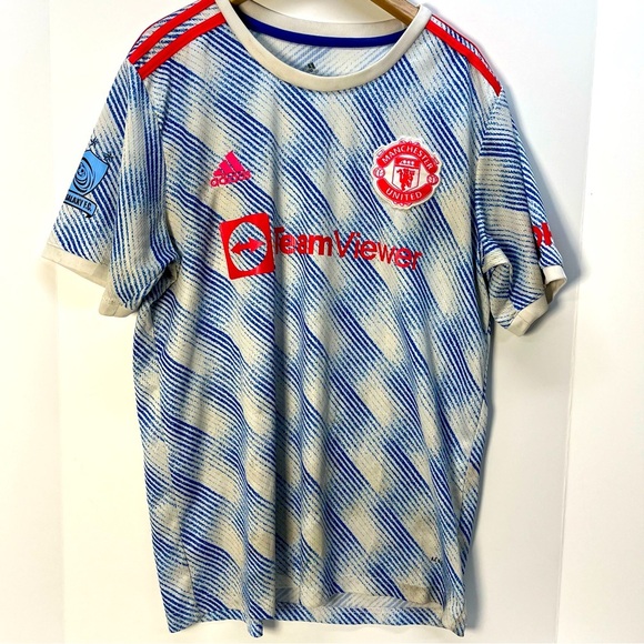 2021/2022 Adidas Manchester United #15 Parada Away Soccer Football Jersey Sz L - Picture 1 of 8
